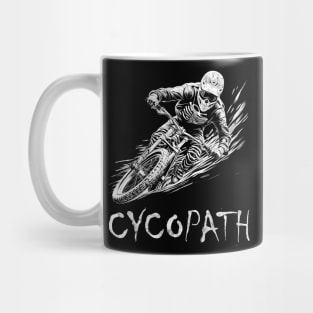 Cycopath | Tshirt For Fearless Downhill Bikers Mug